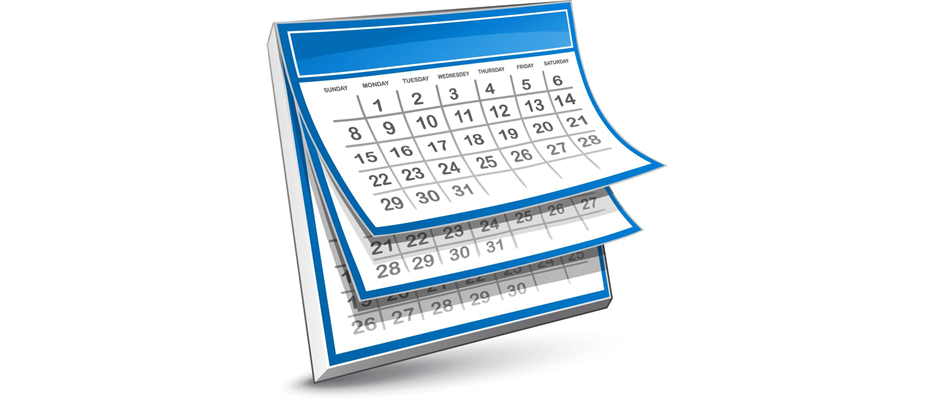 Upcoming Important Dates