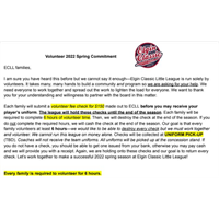 2023 Spring Volunteer Agreement