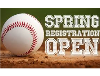 2022 Spring Baseball & Softball Registration is Open